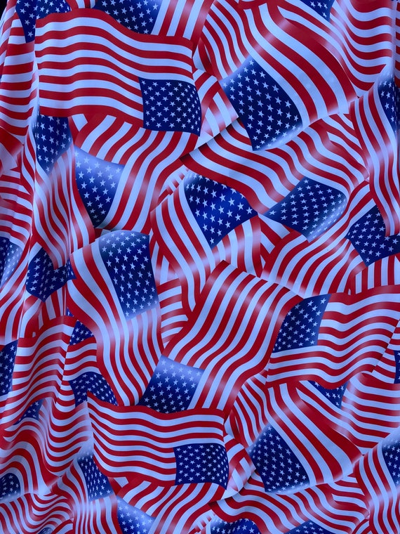 America Flag Fabric
