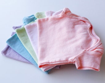 SPRING2021 Short sleeve onesie, spring colored baby onesie, organic baby onesie, hand dyed onesie, baby bodysuit,  colored baby bodysuit