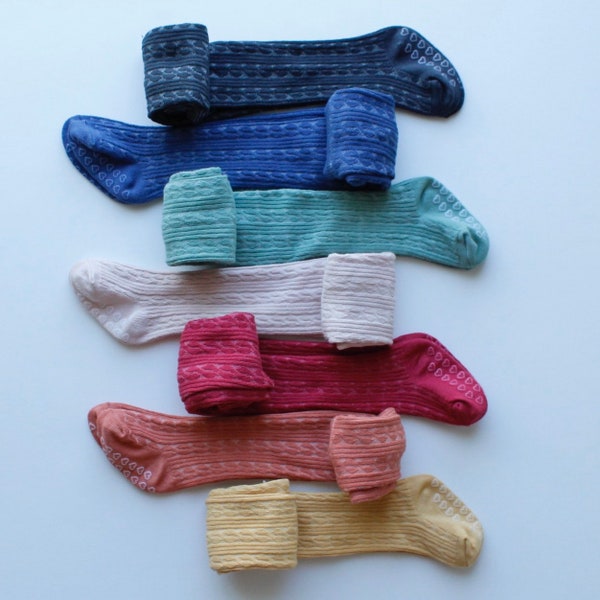 FALL 2020 Hand dyed, Fall cable knit tights, baby tights, cable knit tights, girls tights, warm tights