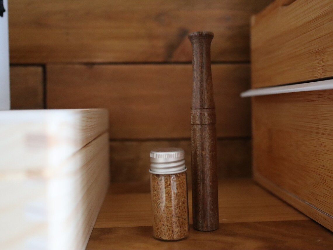 Wood Personal Essential Oils Inhaler Pipe LOOVKA ' Palo Etsy