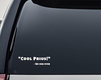Cool Prius!! Vinyl Decal