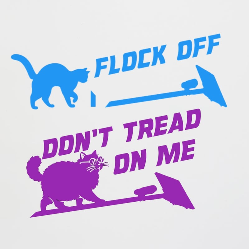 Flock Camera Bumper Sticker - Etsy