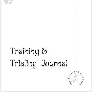 Training and Trialing Journal Download 11.5&quot; x 8&quot;