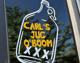 Carl's Jug O'Boom Vinyl Decal!