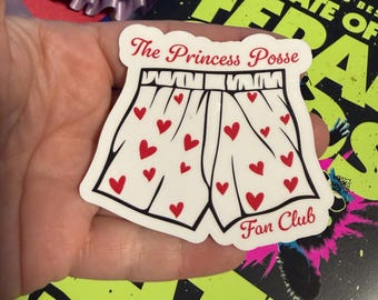 The Princess Posse Fan Club DCC Sticker