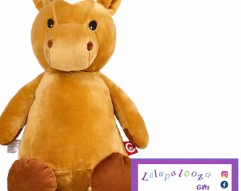 personalised horse teddy