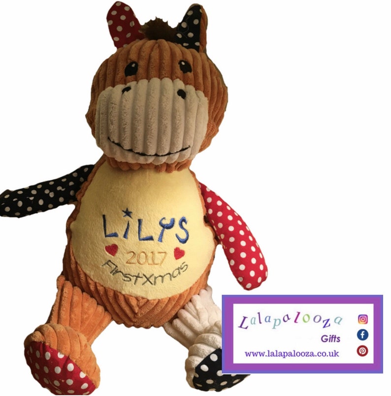 personalised horse teddy