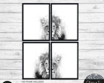images Lioness Black And White Drawing black white lioness etsy