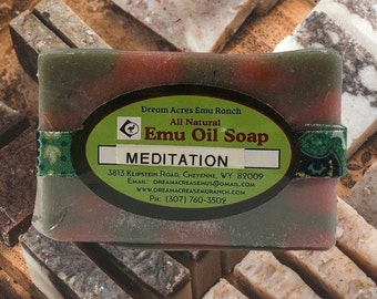Meditation - Emu Oil Soap infused with Essential Oils
