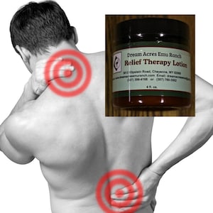 RELIEF THERAPY - Pain Relief Emu Oil Formula with 4 Essential Oils