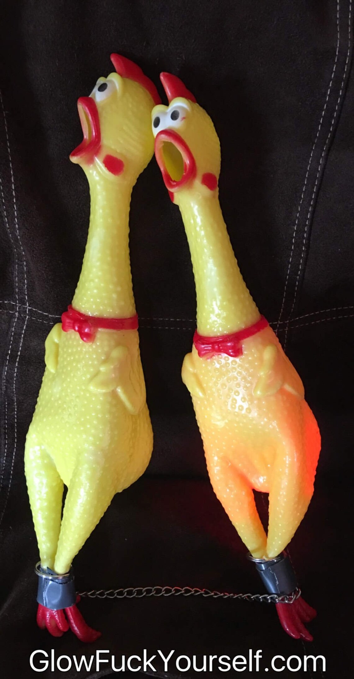 Clucky the rubber chicken nunchucks Go full ninja with these Etsy