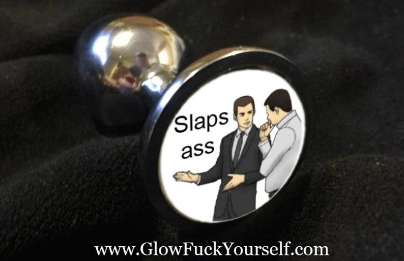 Salesmen Meme Butt Plug Available in stainless steel or silicone sex toy mature gag gift kinky gay fidget tail image 2