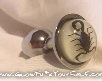MATURE - Glow in the dark Rad Scorpion butt plug, fresh from the wastelands of the NW! Protect that special place like you're level 52