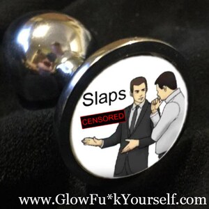 Salesmen Meme Butt Plug Available in stainless steel or silicone sex toy mature gag gift kinky gay fidget tail image 1