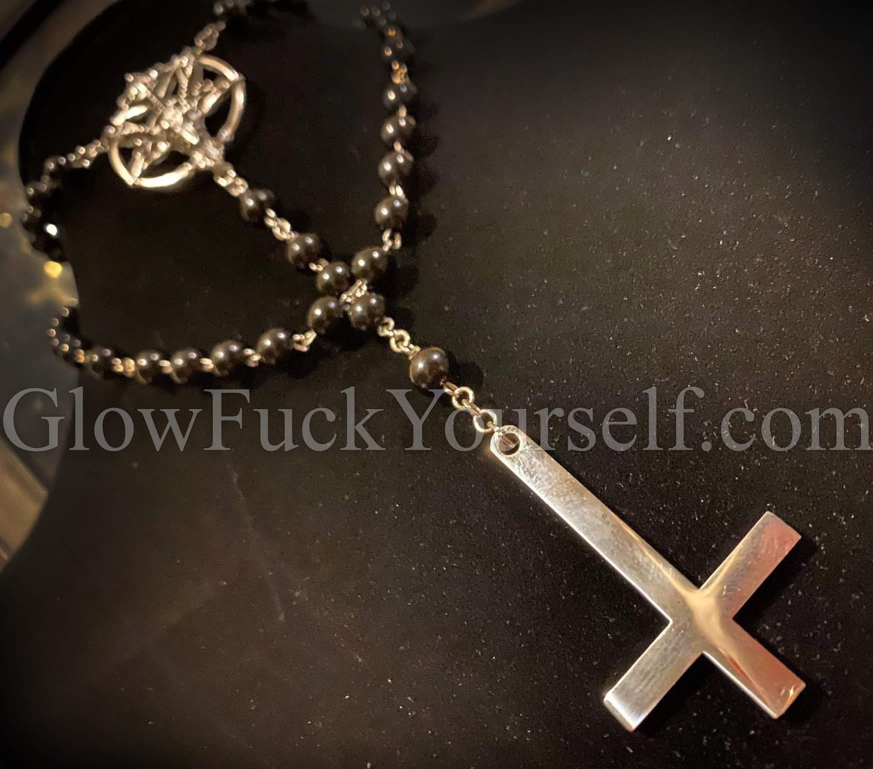 Hail Satan, mit einem Baphomet Rosenkranz & Briefbeschwerer-Set  Edelstahl, nur für Erwachsene - Etsy.de