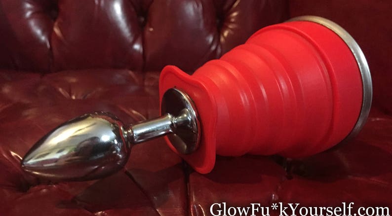 Beer Pong Butt Plug! Get your red cup tail gate going with this kinky party favor! mature gay bdsm gag gift sexy adhd 