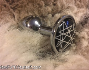 The NECRONOMOCON - Necromantic butt plug, summoning stone and key to the gates of hell! Just in time for Halloween Mature