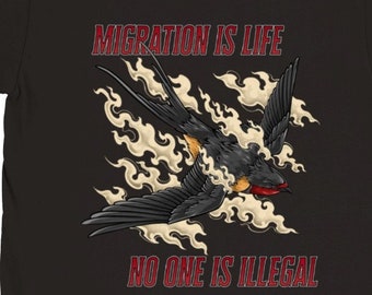 No one is illegal - colour - T shirt