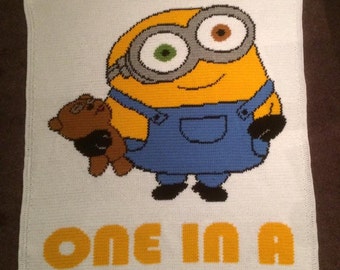 One in a Minion Blanket - GRAPH PATTERN ONLY