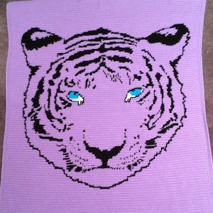 Tiger Blanket - PATTERN ONLY
