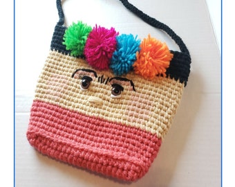 Crochet Crossbody Bag Viva La Mexico