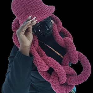Crochet Chain Link Scarf