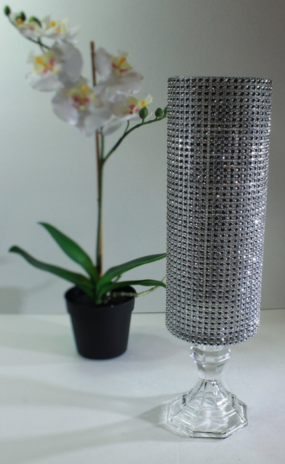 Set Of 10 Bling Candle Glass Holder Wedding Centerpieces Light Etsy