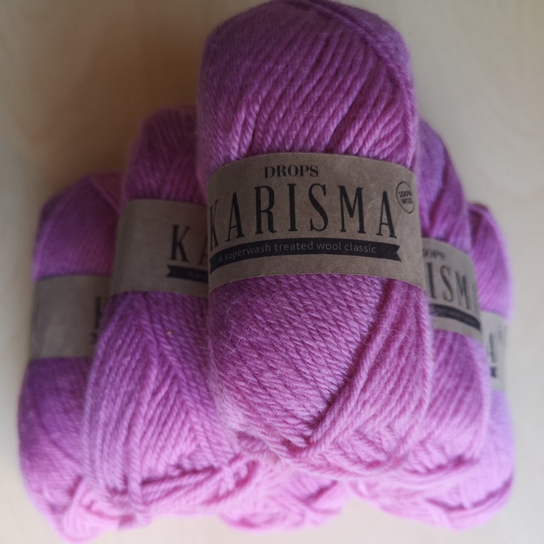 Drops Karisma Superwash DK Wool Yarn 33 Medium Pink Etsy