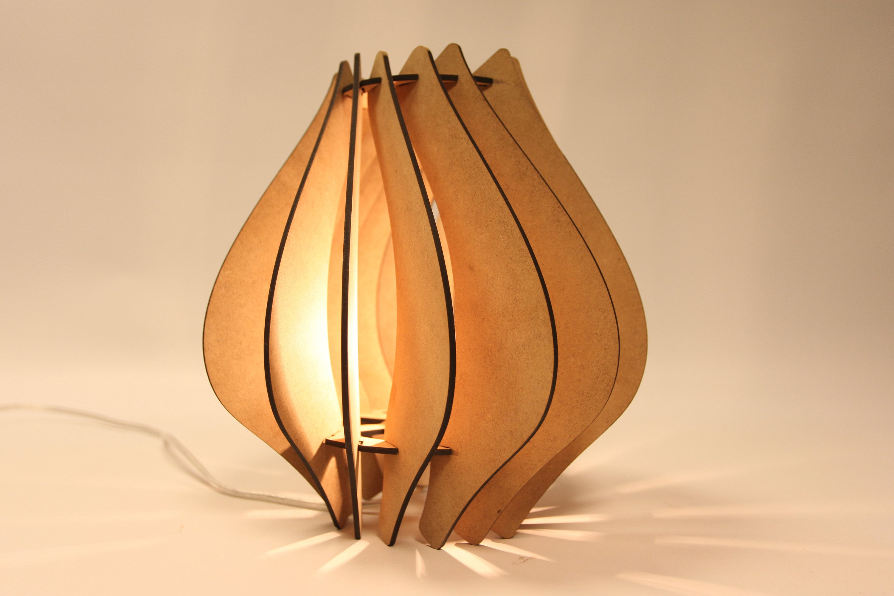 Lampe en Médium 3D Torsade