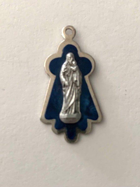 Saint Joseph pendant, Patron Saint religious meda… - image 4