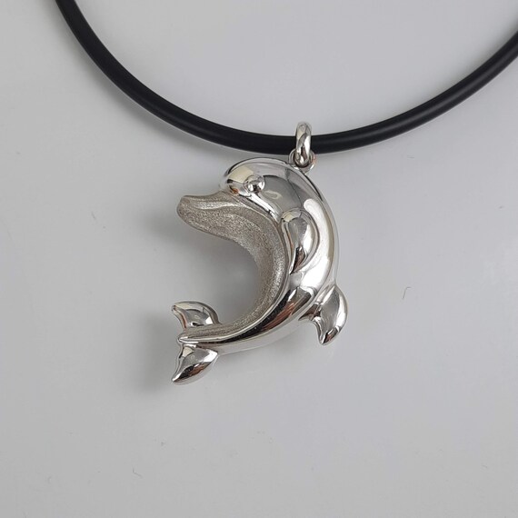 White gold dolphin best sale necklace