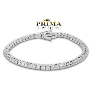 3.50 Ct Diamond Tennis Bracelet | 14K Gold Diamond Bracelet | 14Kt Gold Genuine Natural Diamond Bracelet | Mother's day present