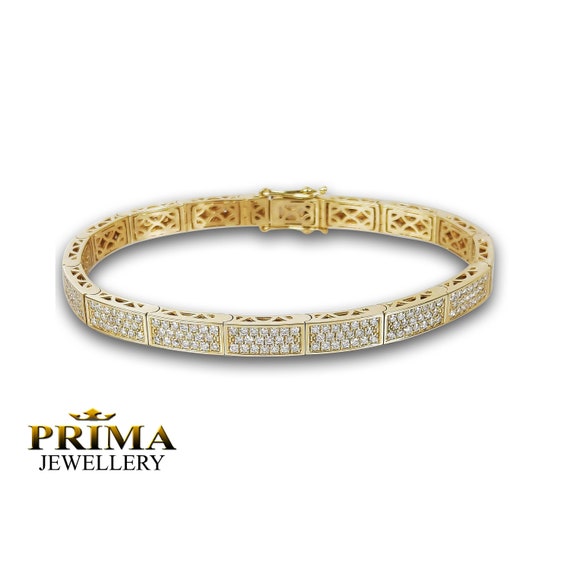 22K Yellow gold Men's Bracelet Beautifully handcrafted diamond cut design  104 | eBay