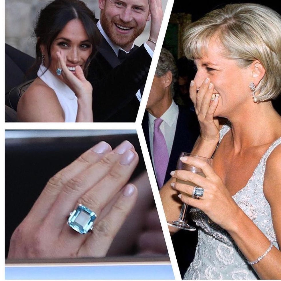 Meghan markle aqua ring best sale