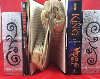 Origami Stephen King Fans Book Folding Pattern DIY Key 166 Folds with Free Heart Pattern