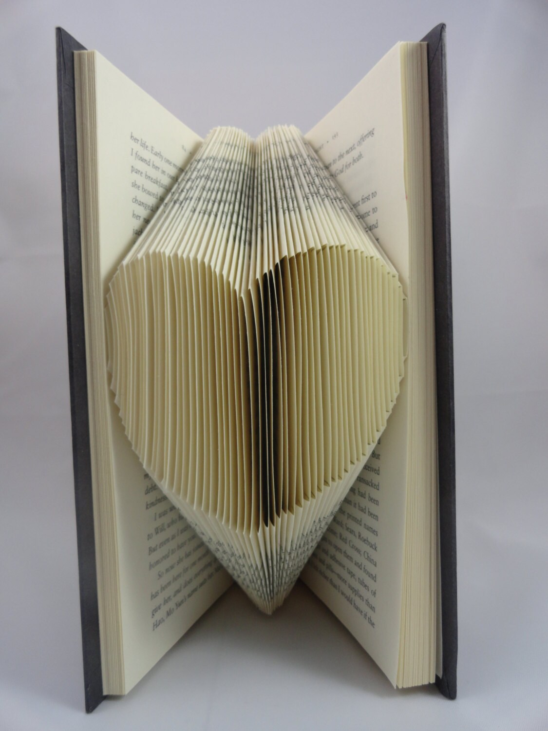 Origami Book Folding Pattern DIY I Heart Books 362 Folds With Free ...