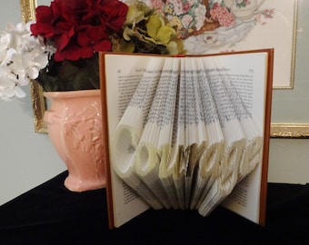 Origami Book Folding Pattern DIY-Courage 376 Folds with Free Heart Pattern-Book Art