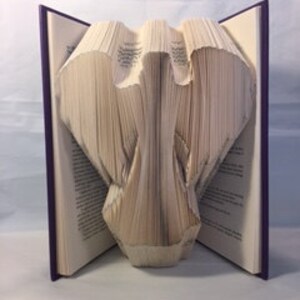 Origami Easter Gift Book Folding Pattern DIY Angel 362 Folds with Free Heart Pattern