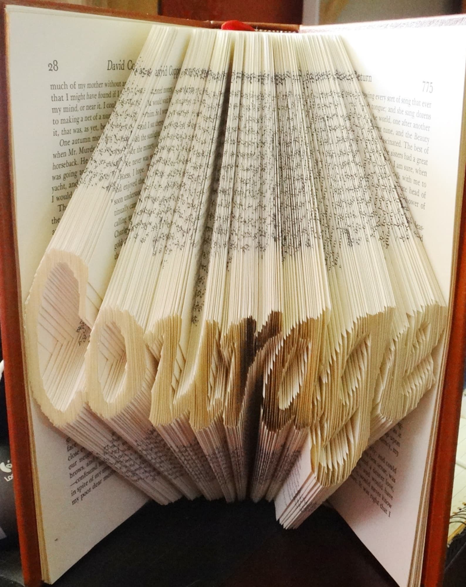 Origami Book Folding Pattern Diy-courage 376 Folds With Free - Etsy