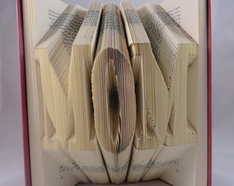 Origami Mother's Day Gift Book Folding Pattern DIY 351 Folds MOM Book Art-Free Heart Pattern