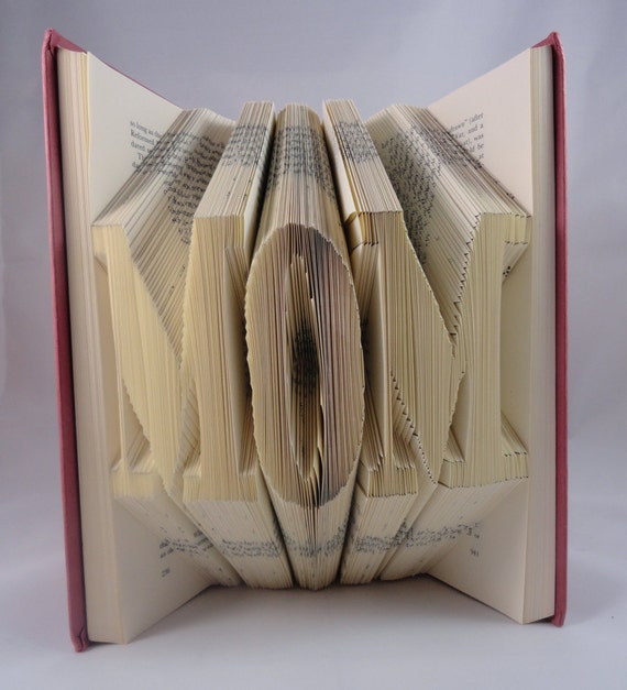 Origami Mothers Day Gift Book Folding Pattern Diy 351 Folds Mom Book Art Free Heart Pattern
