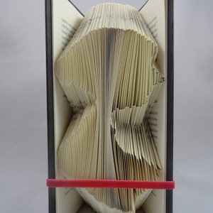 Origami Book Folding Pattern DIY-Victorian Woman (Austen & Bronte) 140 Folds with a Free Heart Pattern