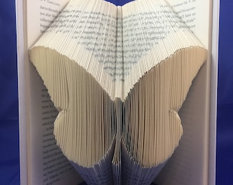 Origami-Butterfly Book Folding Pattern-150 Folds-Free Heart Pattern