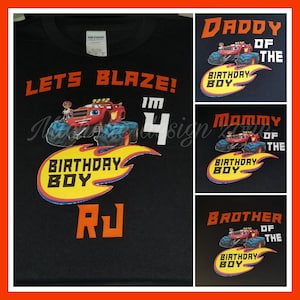 Blaze Personalized Family Shirts