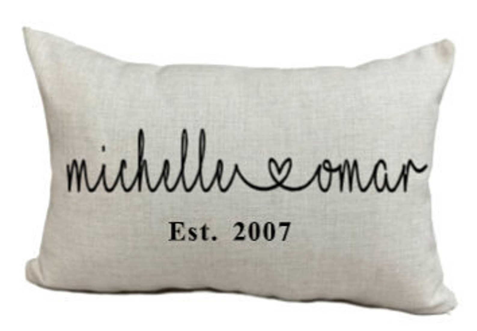 Personalized Decorative Lumbar Pillow Etsy