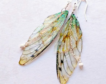 Fairy Wing Earrings, Gifts under 25,  Fairy Jewellery, Fantasy Earrings,  Summer Earrings, Birthday gifts for girls, Festival Earrings