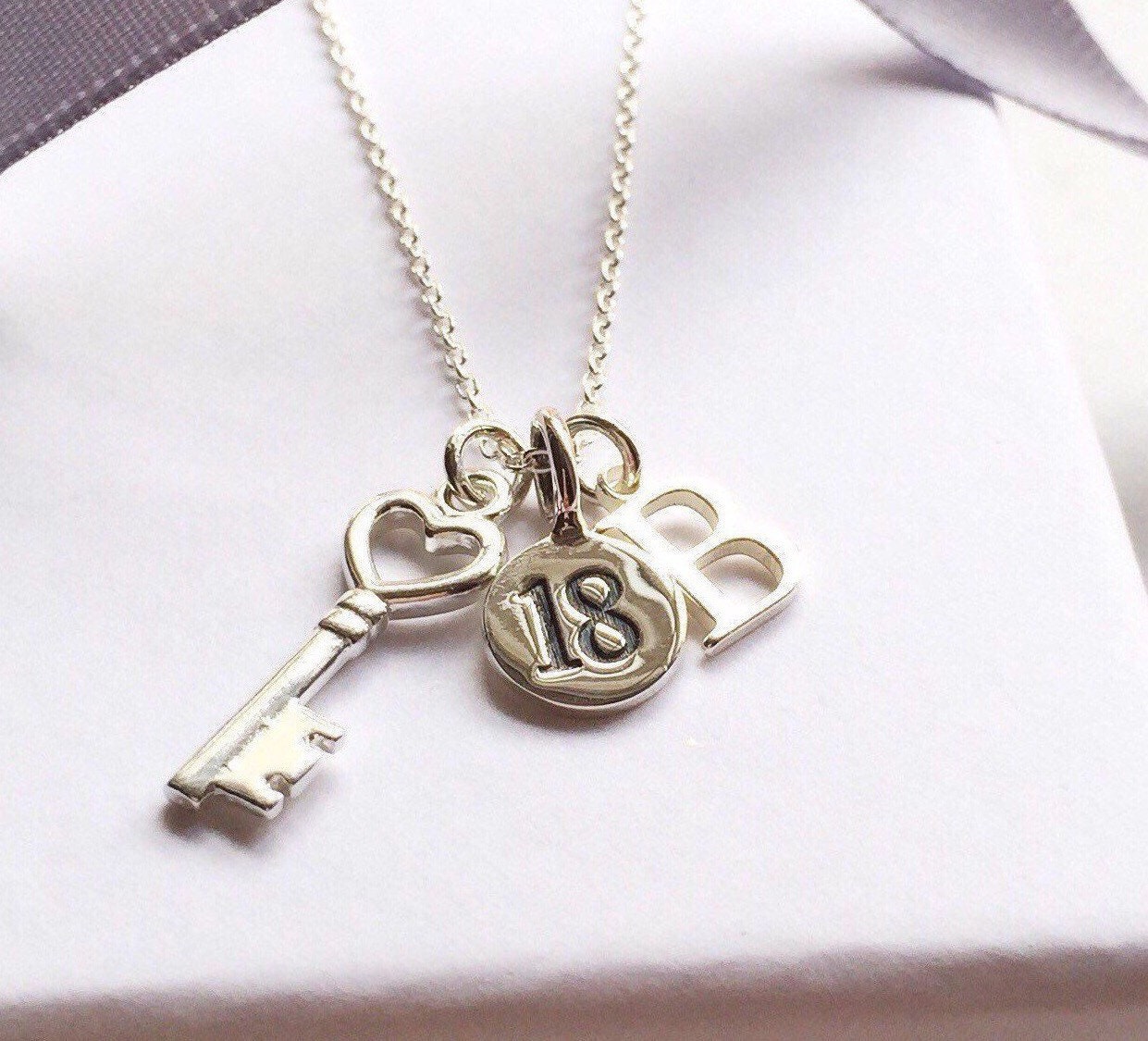 Sterling Silver 18th Birthday Necklace 18th Birthday Gifts - Etsy UK
