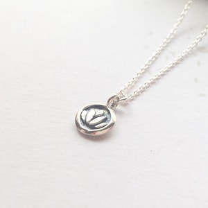 Lotus Flower Necklace, Sterling Silver Lotus Necklace, Gifts for Her, Gifts under 25, Spiritual Jewellery , Valentines gifts for her