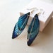 Summer Earrings, Sky Fairy Wing Earrings, Fairy Wings, Blue Fairy Wing Earrings, Mother's Day Gifts, gifts for her, Festival Earrings