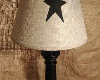 Lamp New Primitive Country Rustic Sheep Star Lamp Electric